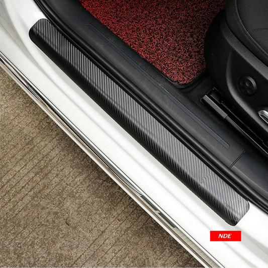 DOOR SILL AREA PROTECTION CARBON FIBER STICKER - ndestore.com