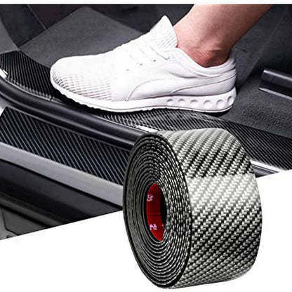 DOOR SILL AREA CARBON FIBER RUBBER PROTECTOR (UNIVERSAL) - ndestore.com