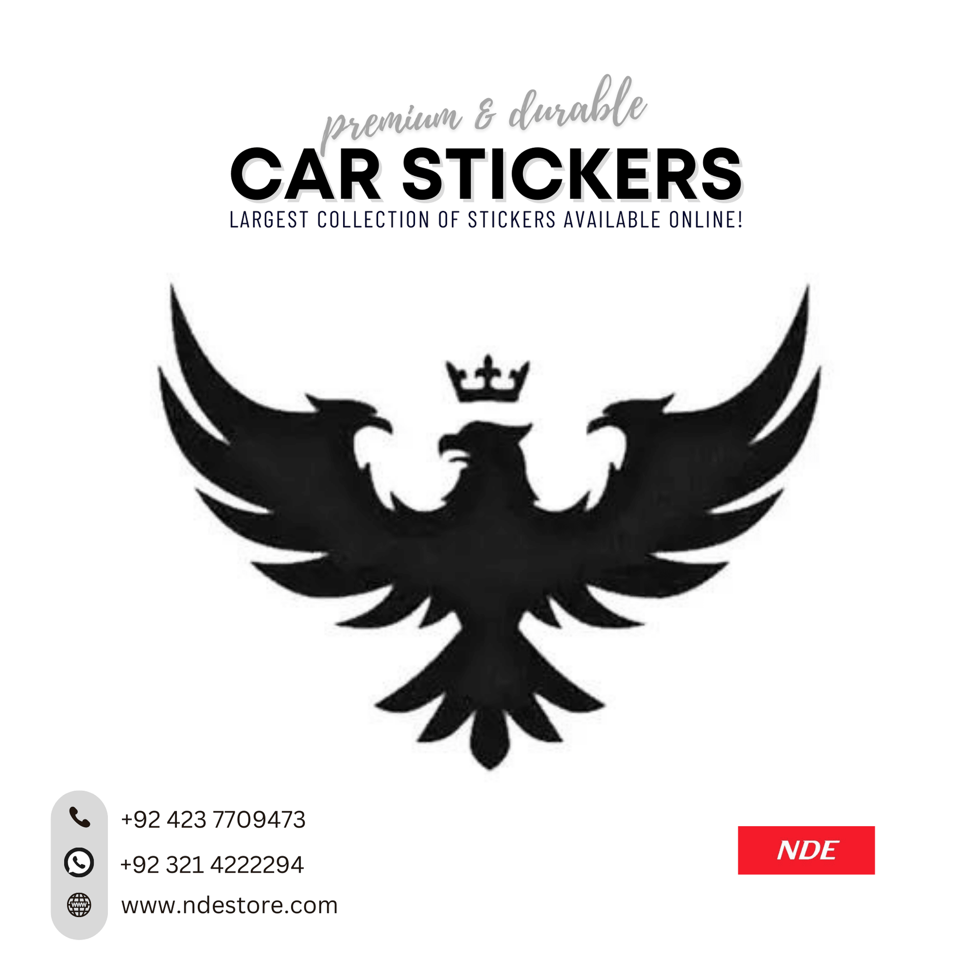 STICKER EAGLE CROWN - ndestore.com