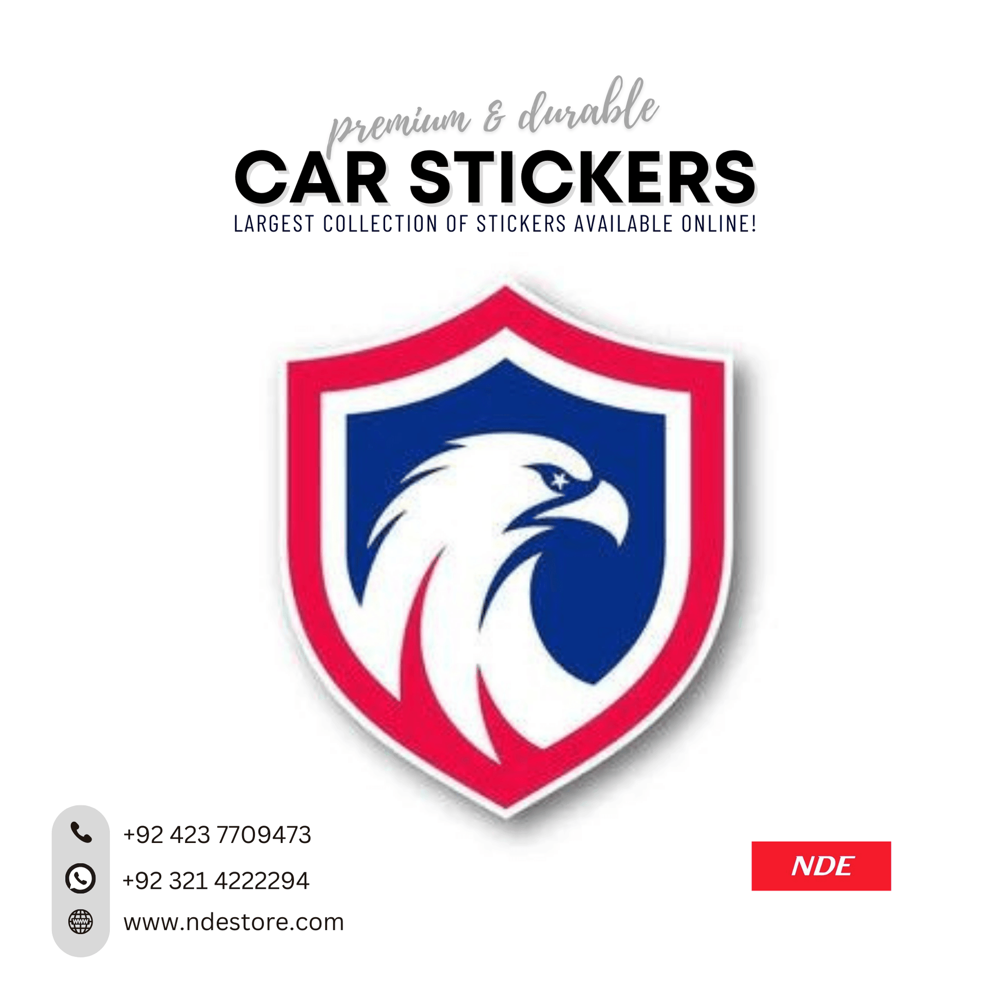 STICKER EAGLE SHIELD - ndestore.com