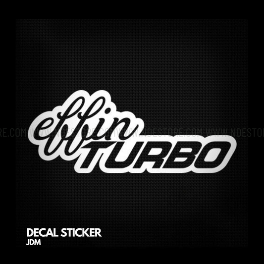 STICKER EFFIN TURBO