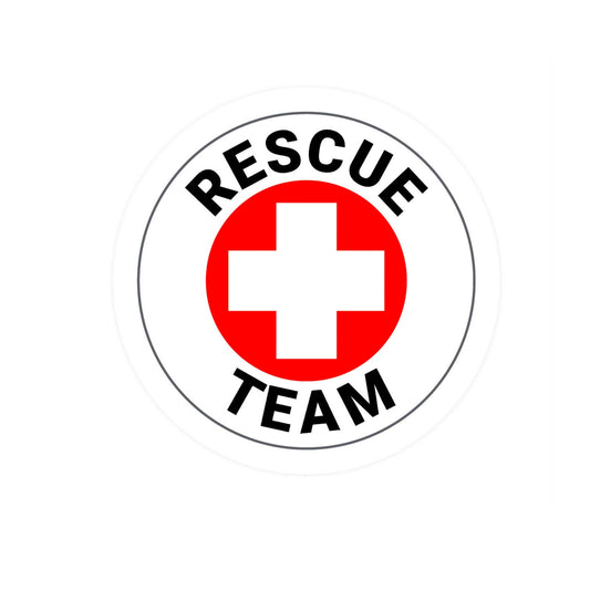 STICKER, RESCUE TEAM