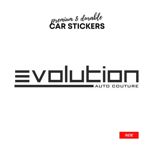 STICKER, EVOLUTION AUTO COUTURE
