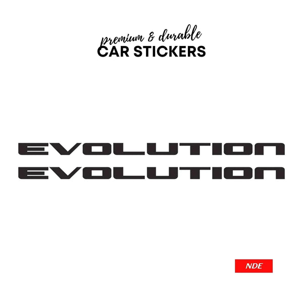 STICKER, EVOLUTION - NDE STORE