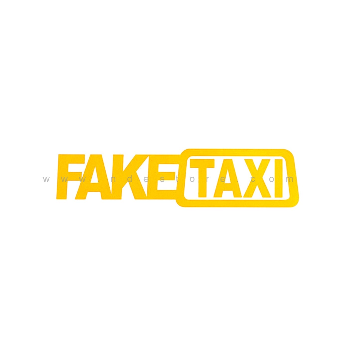 STICKER, FAKE TAXI