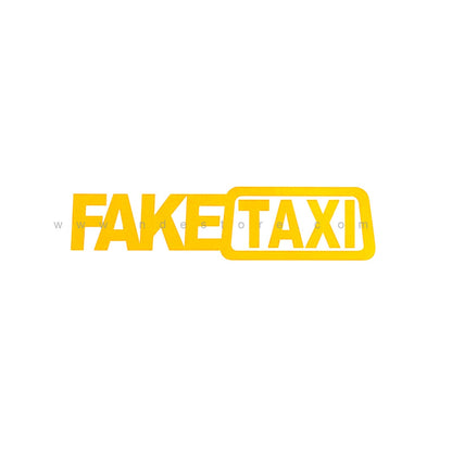 STICKER, FAKE TAXI