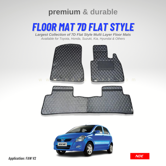 FLOOR MAT 7D FLAT STYLE FOR FAW V2