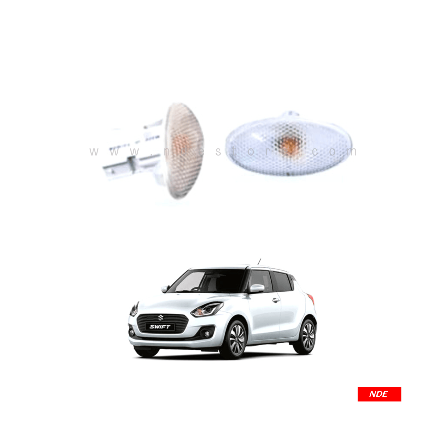 FENDER LIGHT WHITE FOR SUZUKI SWIFT (2021-2024) - ndestore.com