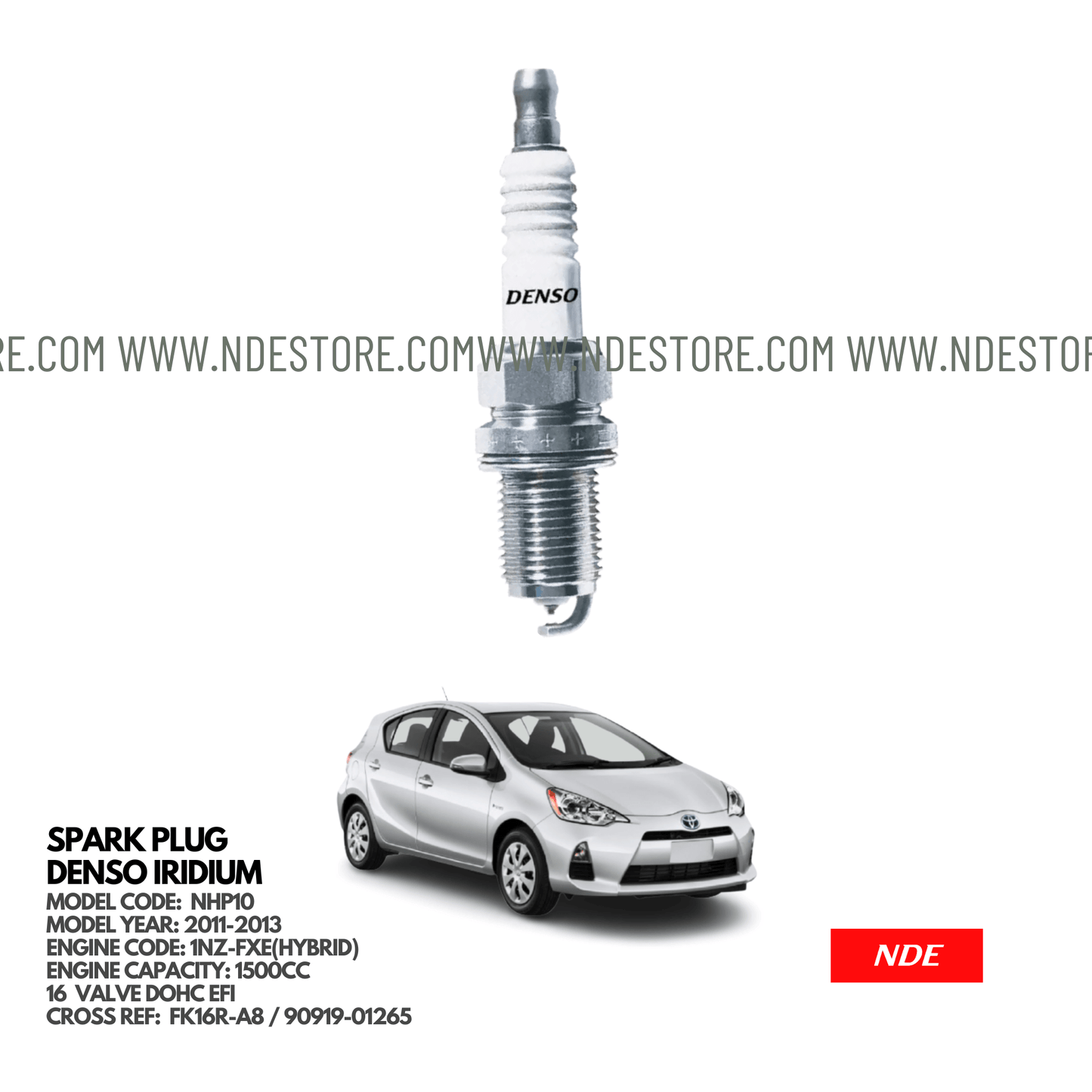 SPARK PLUG GENUINE FOR TOYOTA AQUA (2011 - 2013) - ndestore.com