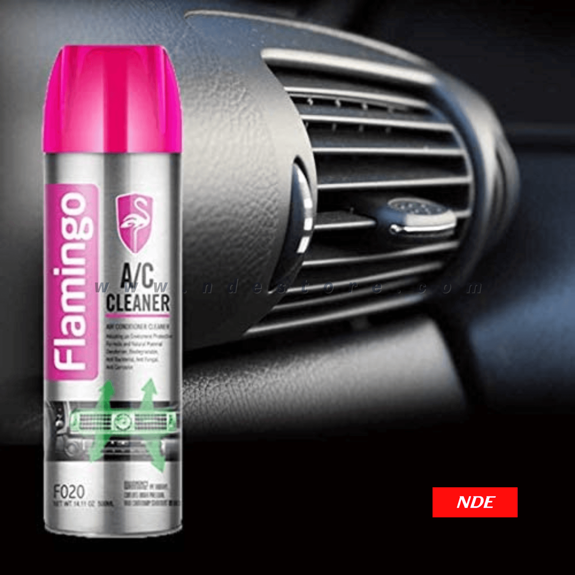 FLAMINGO CAR A/C PRO AIR CONDITIONER FOAM CLEANER - 500 ML - ndestore.com