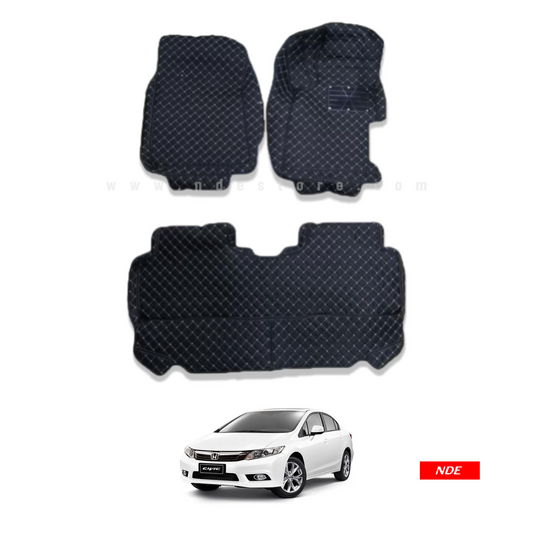 FLOOR MAT 7D STYLE FOR HONDA CIVIC (2012-2016)