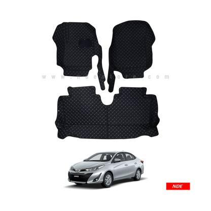 FLOOR MAT 7D STYLE FOR TOYOTA YARIS - ndestore.com