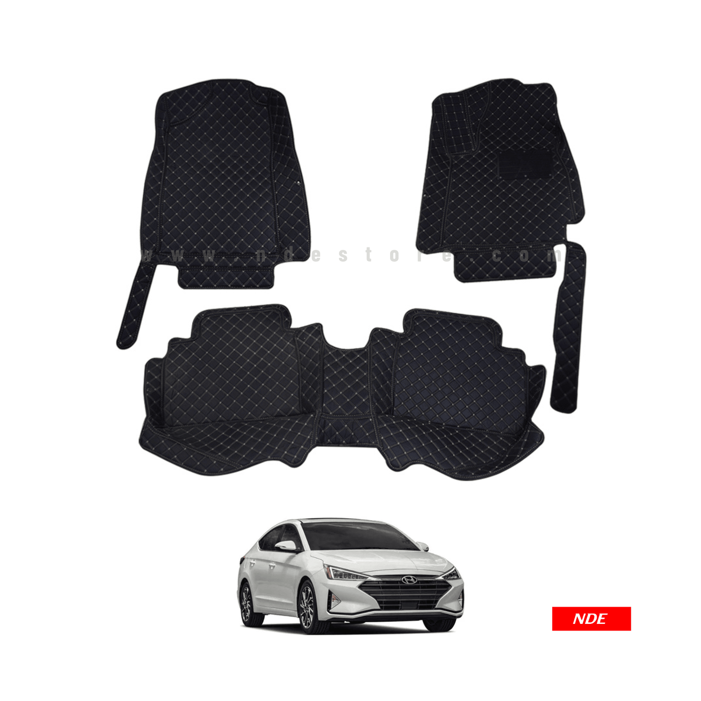 FLOOR MAT 7D STYLE FOR HYUNDAI ELANTRA - ndestore.com