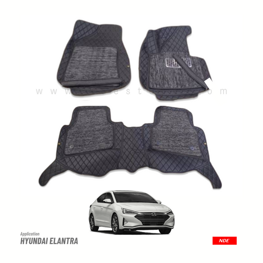 FLOOR MAT 9D STYLE FOR HYUNDAI ELANTRA