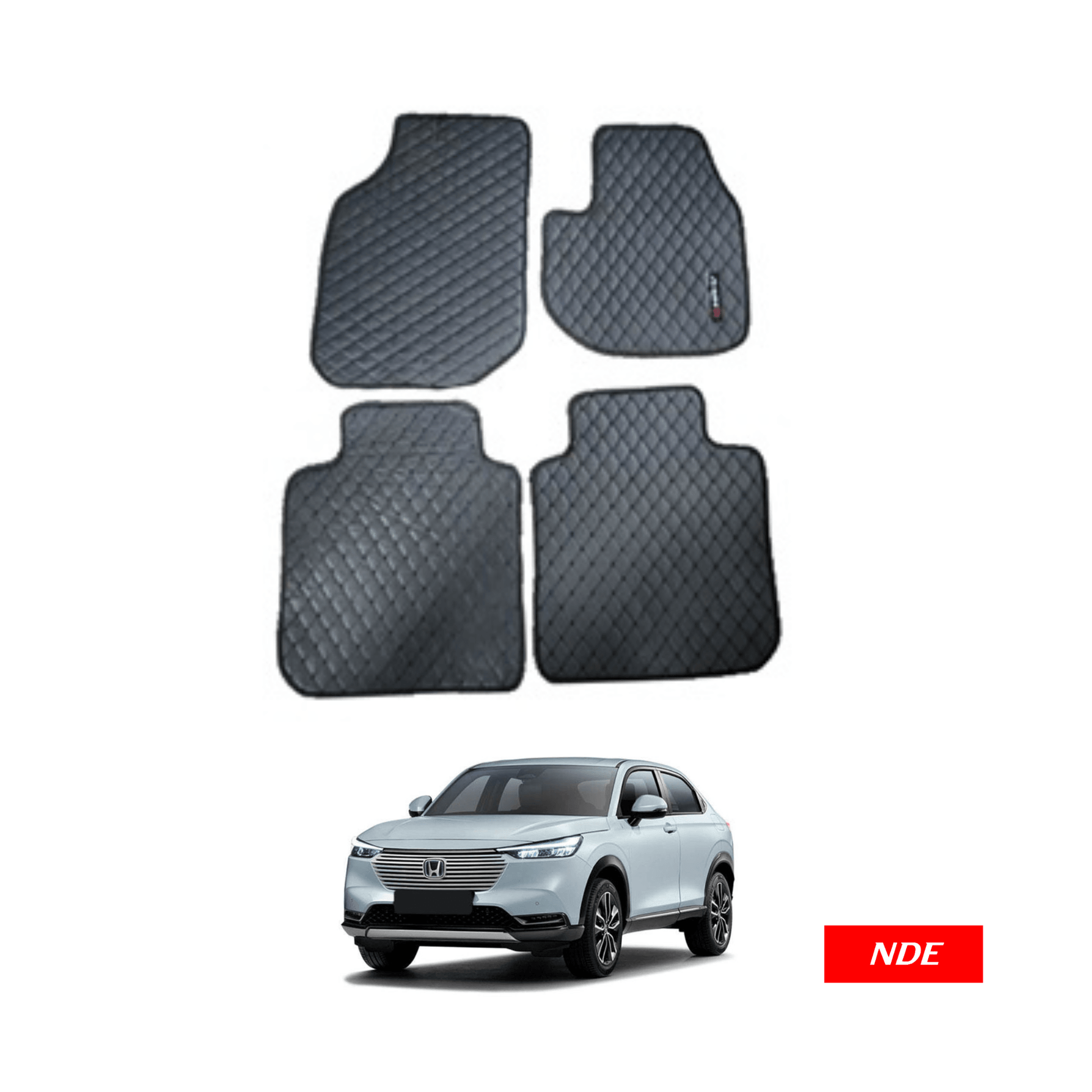 FLOOR MAT PREMIUM QUALITY FLAT 7D STYLE FOR HONDA HRV - ndestore.com