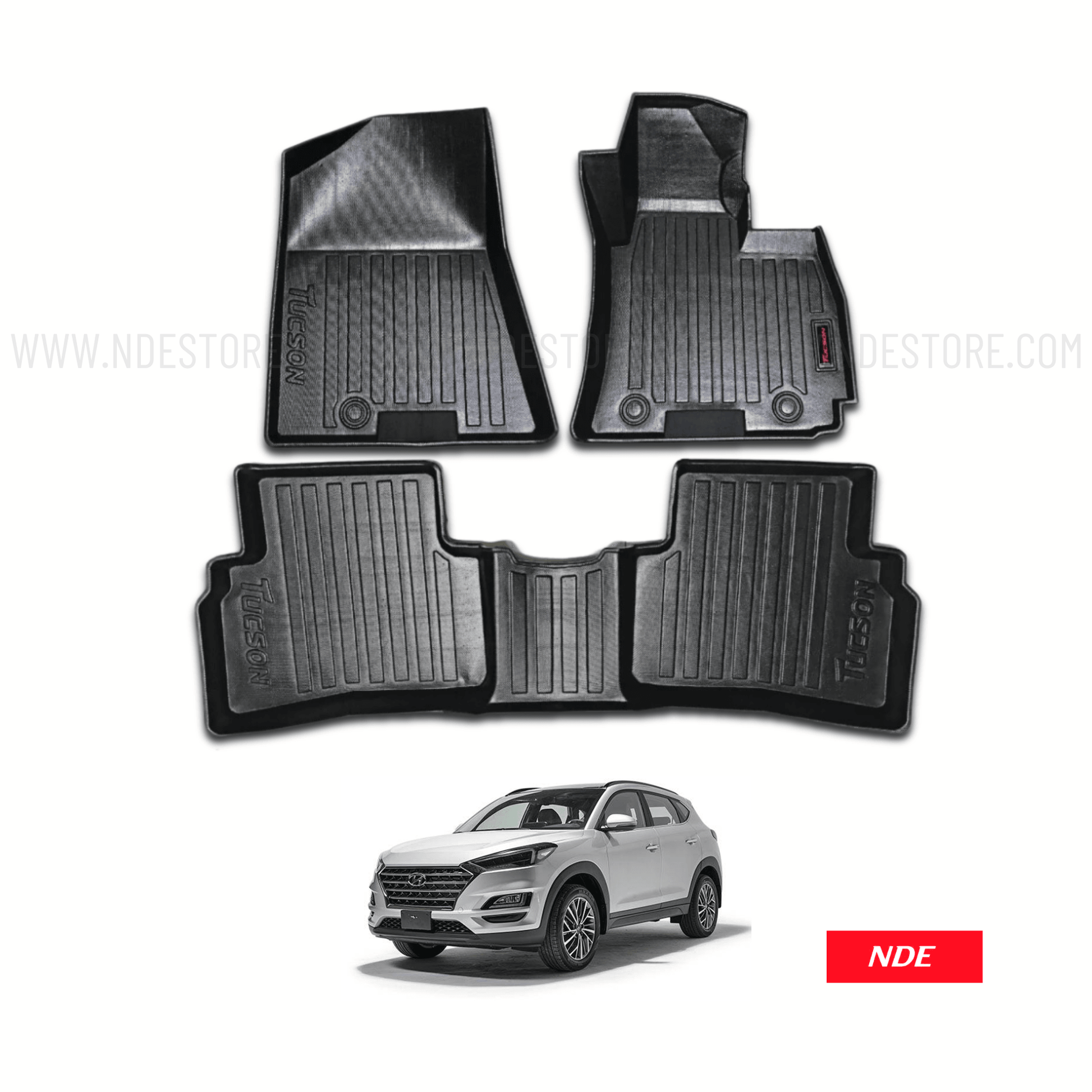 FLOOR MAT TPE STYLE PREMIUM QUALITY FOR HYUNDAI TUCSON - ndestore.com