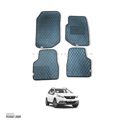 FLOOR MAT FLAT 7D STYLE FOR PEUGEOT 2008