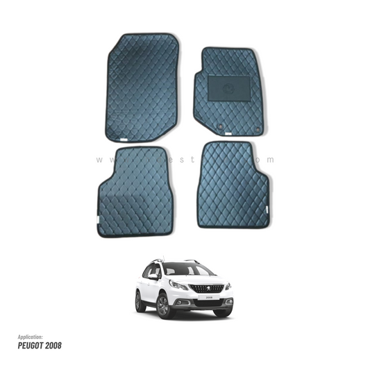 FLOOR MAT FLAT 7D STYLE FOR PEUGEOT 2008 - ndestore.com