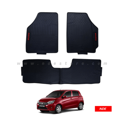 FLOOR MAT RUBBER / LATEX ANTI SLIP SILICONE FOR SUZUKI CULTUS (2018-2024) (IMPORTED) - ndestore.com