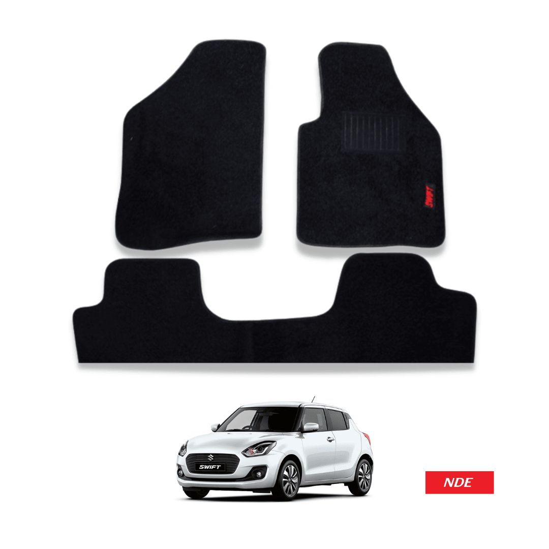 FLOOR MATS PREMIUM QUALITY CARPET FOR SUZUKI SWIFT (2021-2023) - ndestore.com