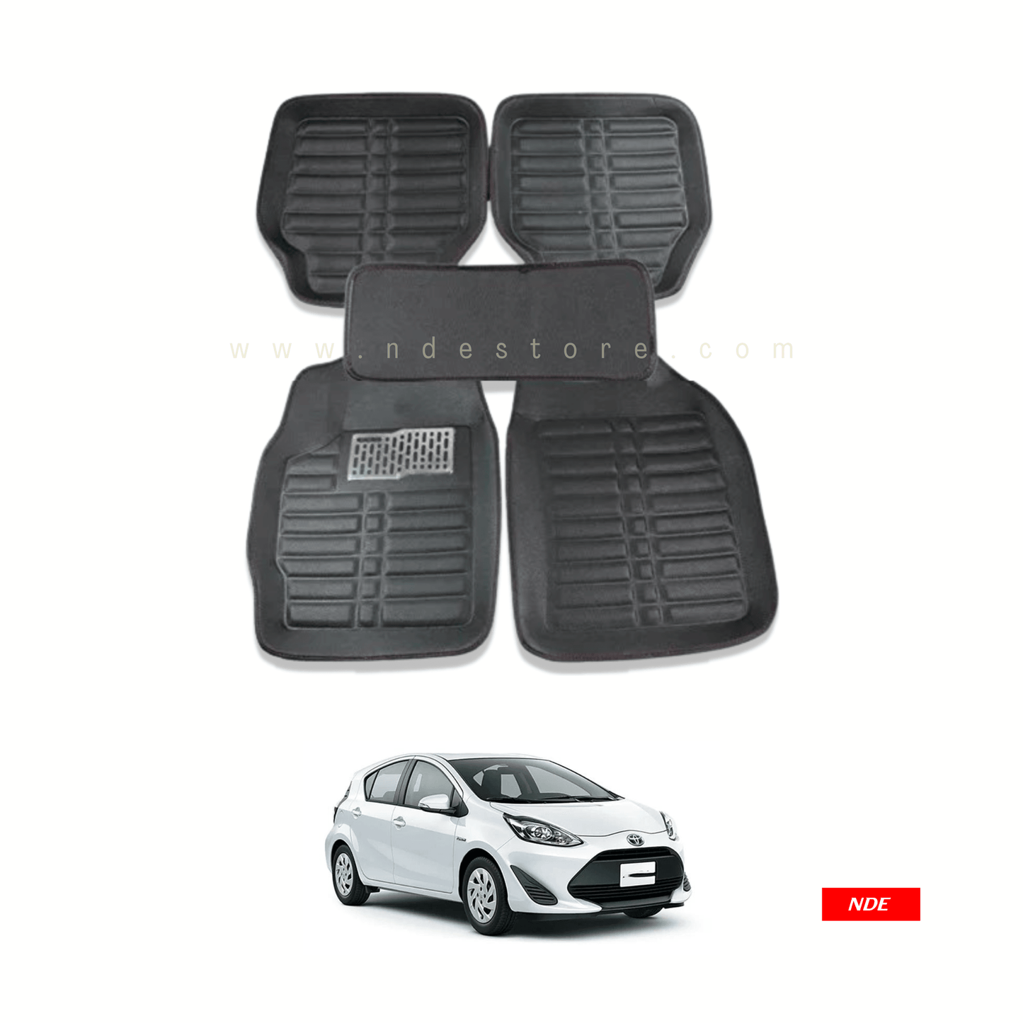 FLOOR MAT 5D STYLE FOR TOYOTA AQUA - ndestore.com