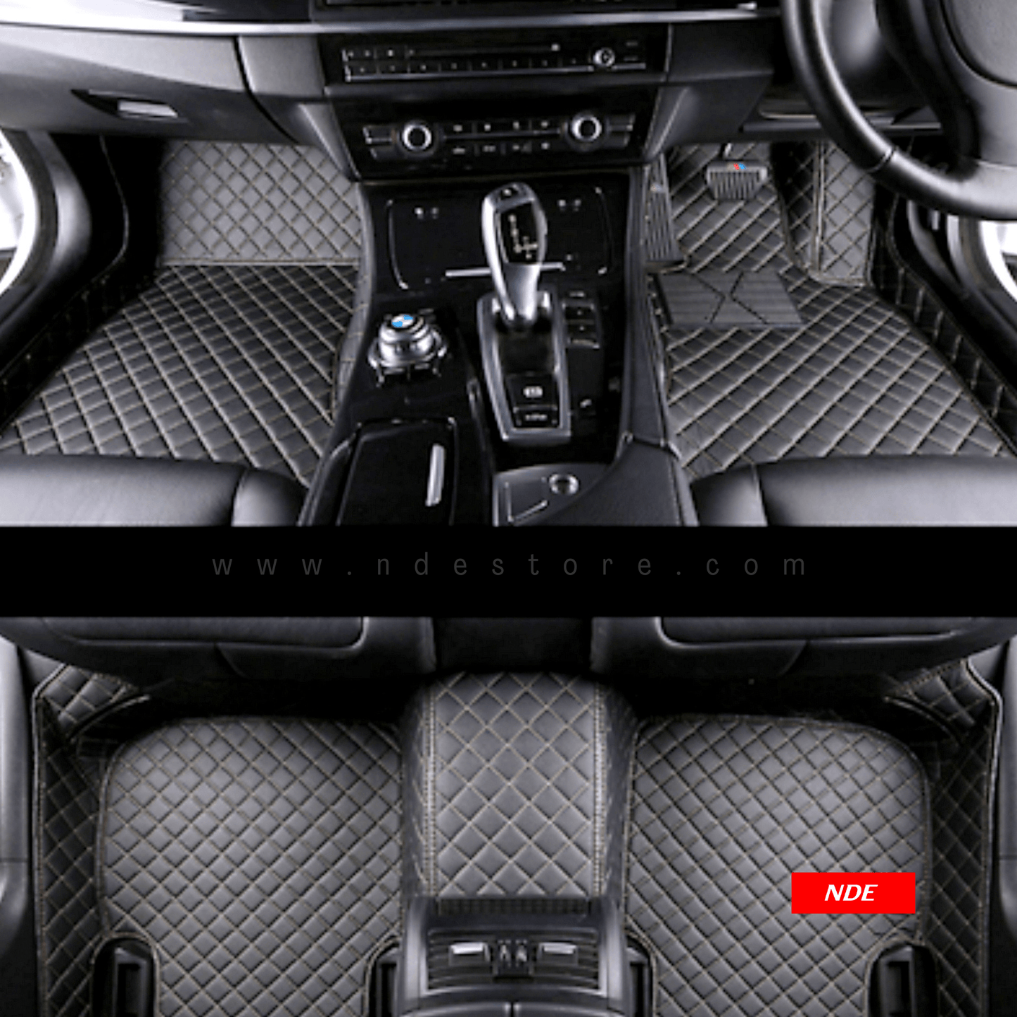 FLOOR MAT 7D STYLE CUSTOM FIT FOR TOYOTA FORTUNER (2016-2024) - ndestore.com