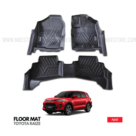 FLOOR MAT TPU STYLE FOR TOYOTA RAIZE - ndestore.com