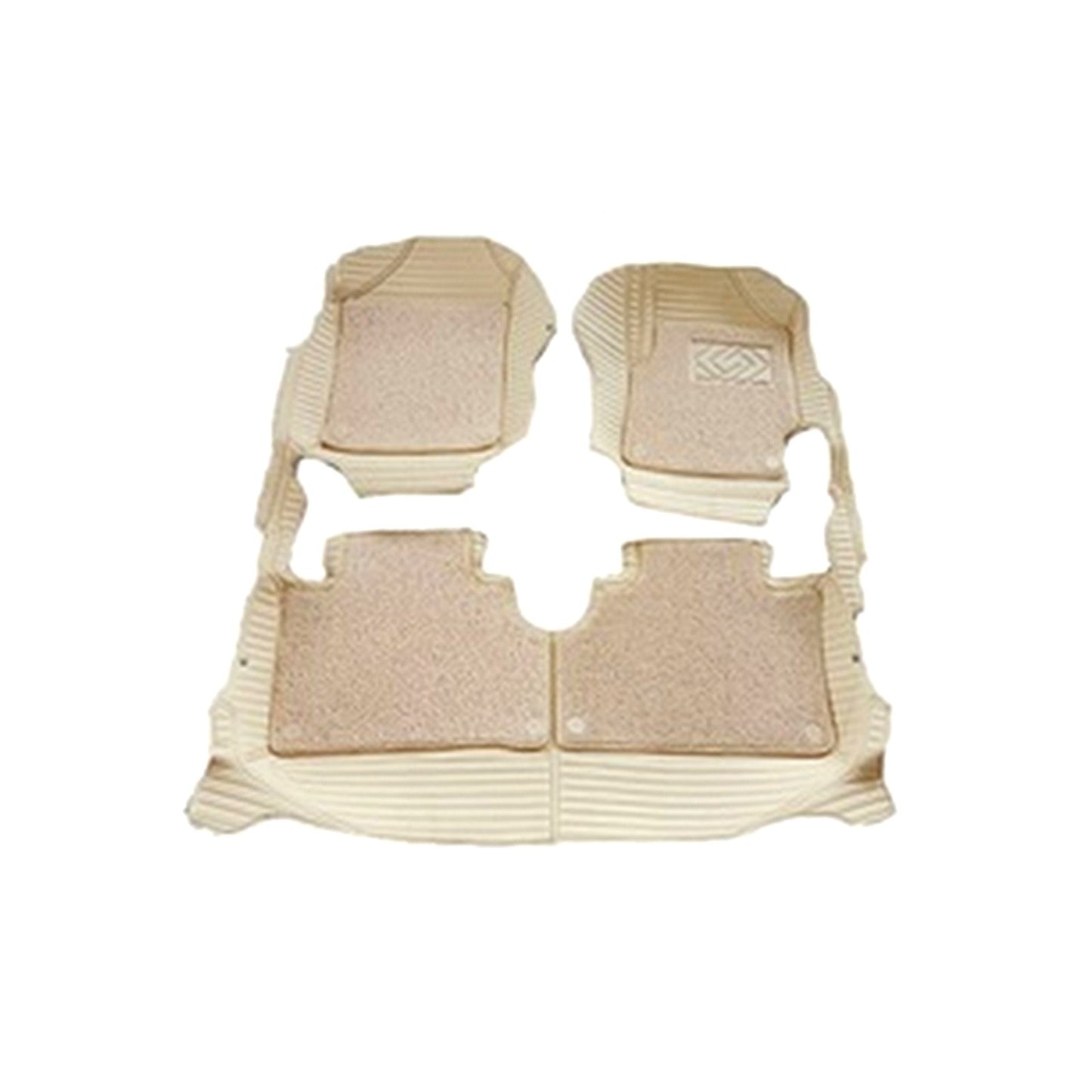 FLOOR MAT 9D STYLE BEIGE COLOR FOR HONDA CITY (2021-2024)