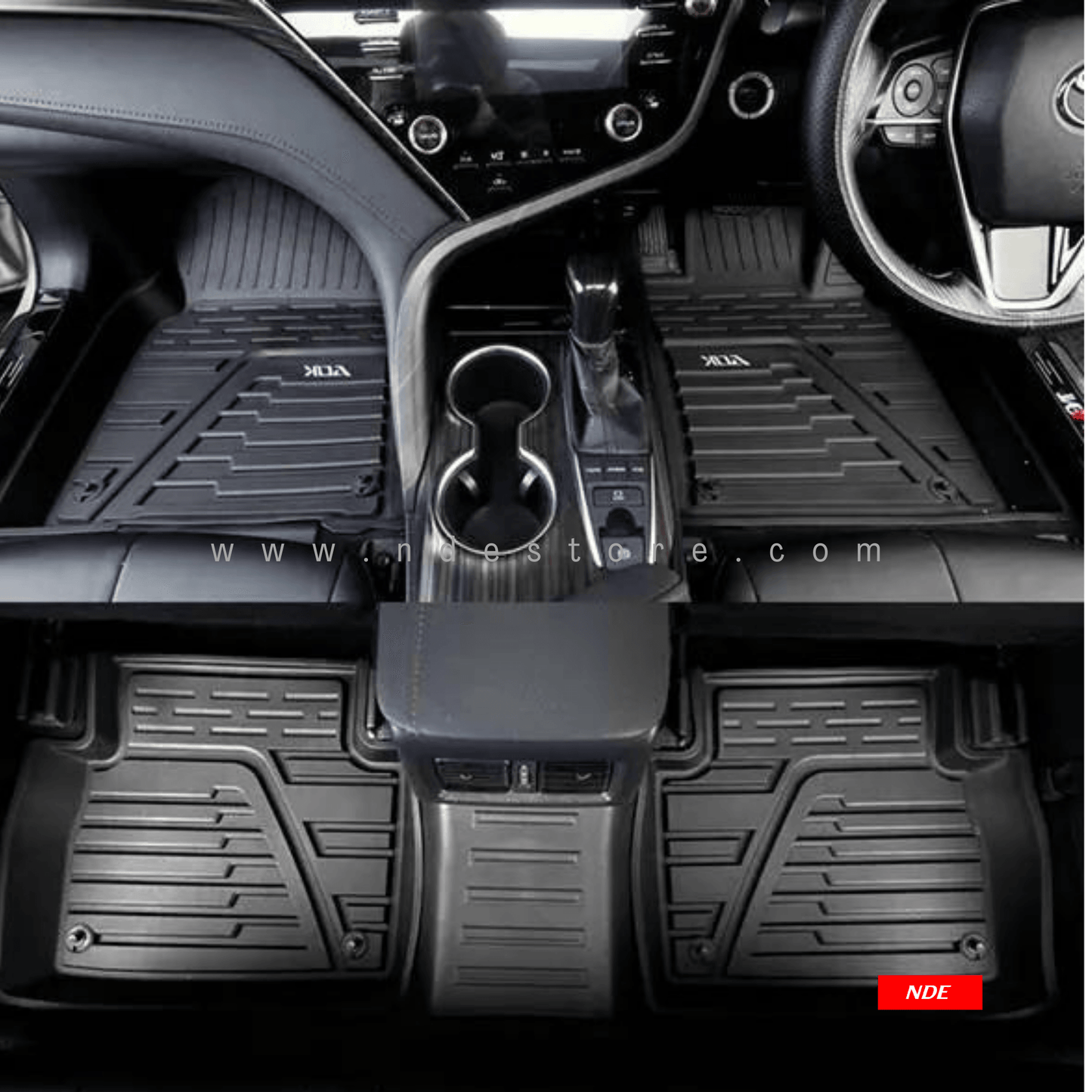 FLOOR MAT TPE STYLE PREMIUM QUALITY FOR TOYOTA COROLLA (2018-2024) - ndestore.com