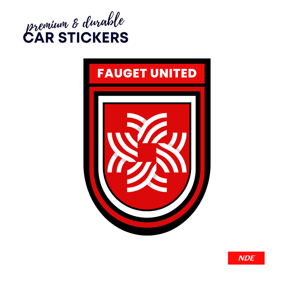 STICKER, FOOTBALL CLUB - NDE STORE