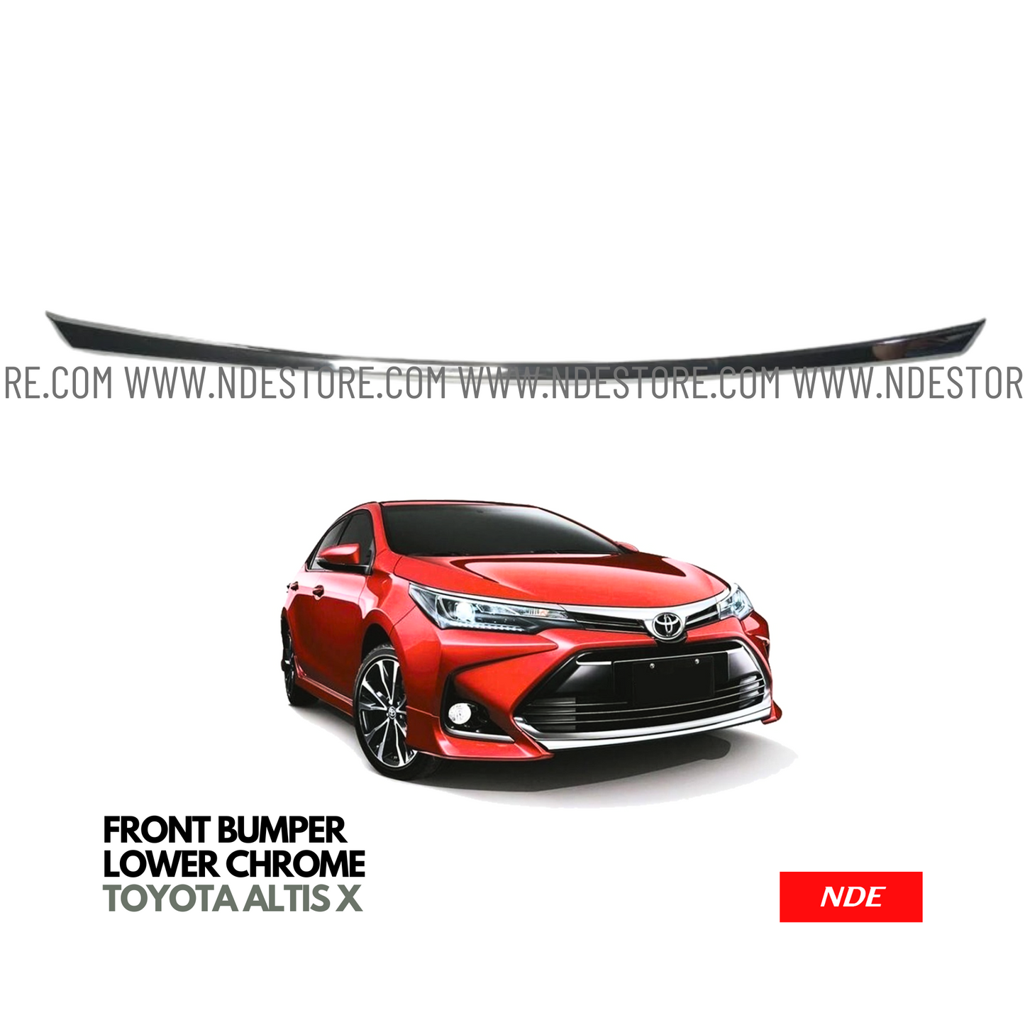 BUMPER FRONT CHROME FOR TOYOTA COROLLA X