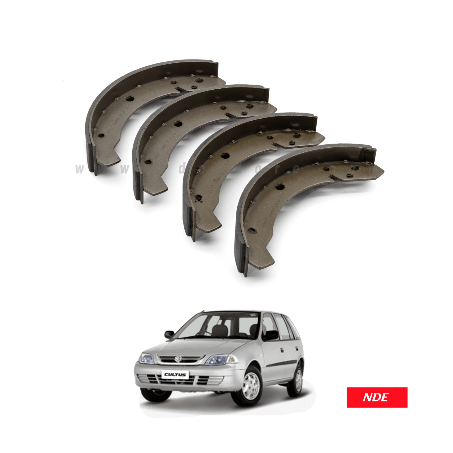 BRAKE, BRAKE SHOE KIT REAR DOT FOR SUZUKI CULTUS (2004-2018) - ndestore.com