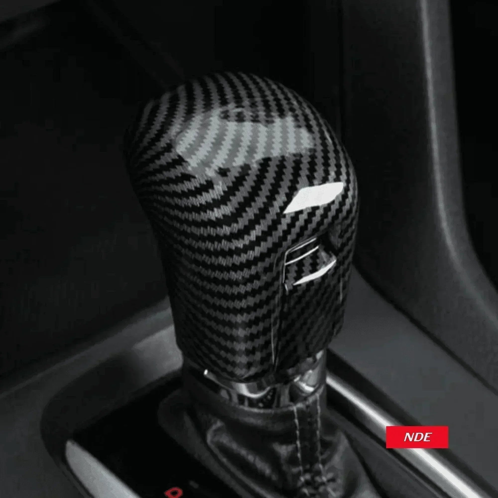 GEAR SHIFT KNOB CARBON FIBER STYLE COVER FOR HONDA CIVIC 2017