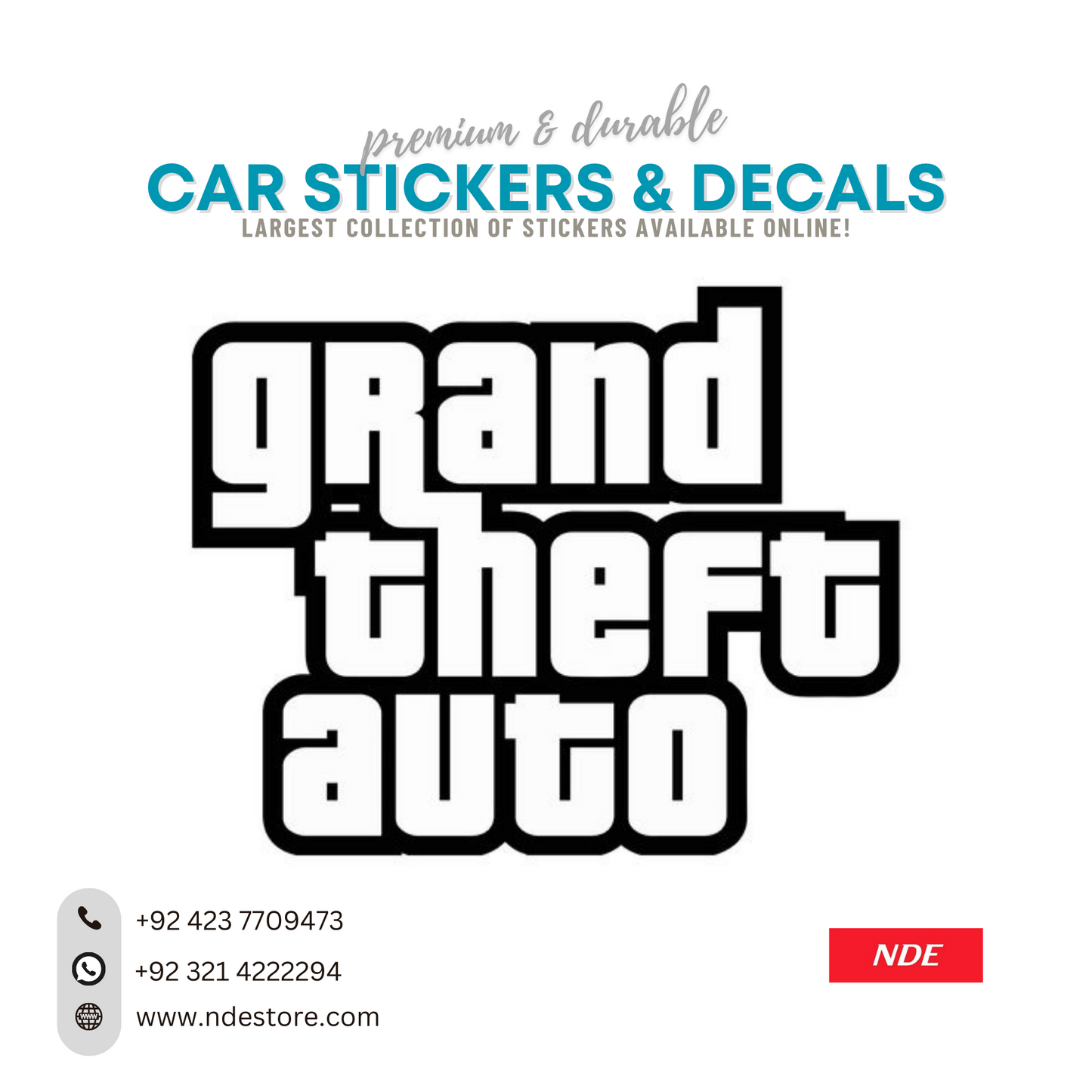 STICKER GRAND THEFT AUTO