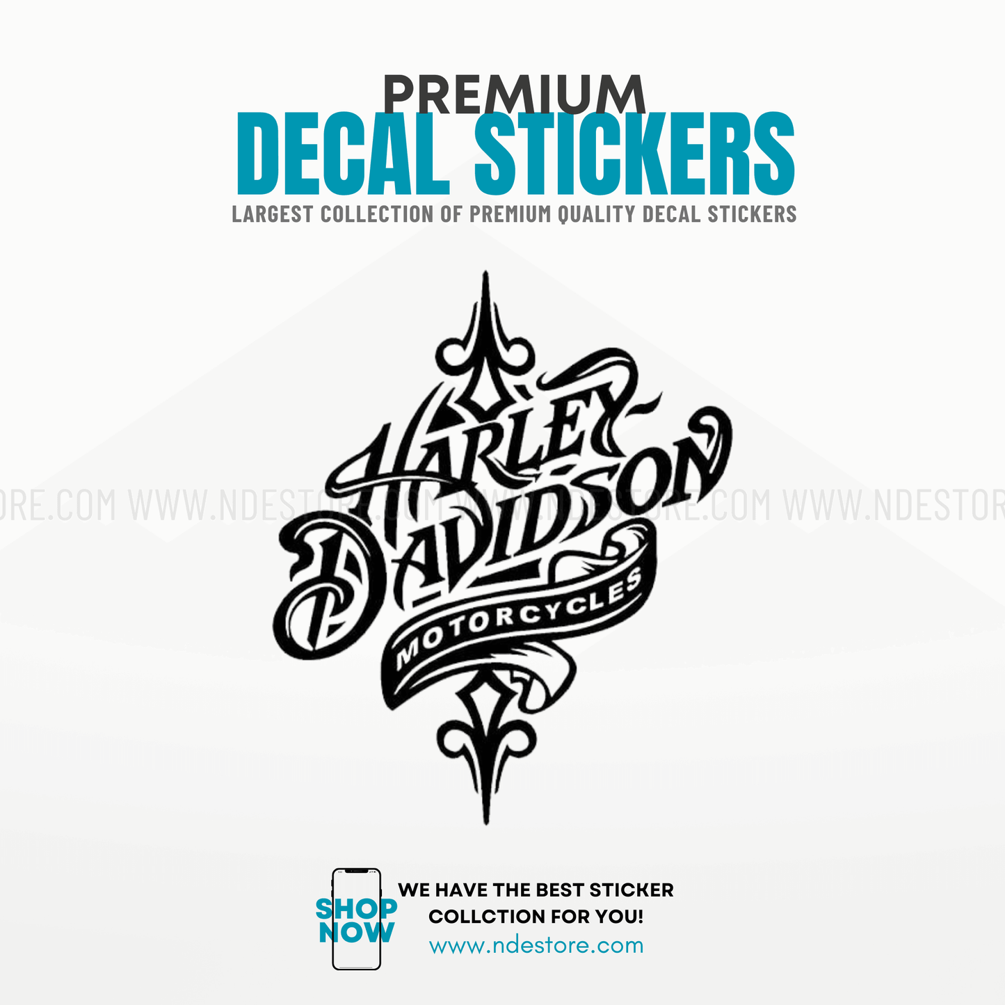 STICKER HARLEY DAVIDSON MOTORCYCLES - ndestore.com