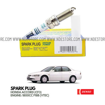 SPARK PLUG DENSO IRIDIUM POWER FOR HONDA ACCORD CF3