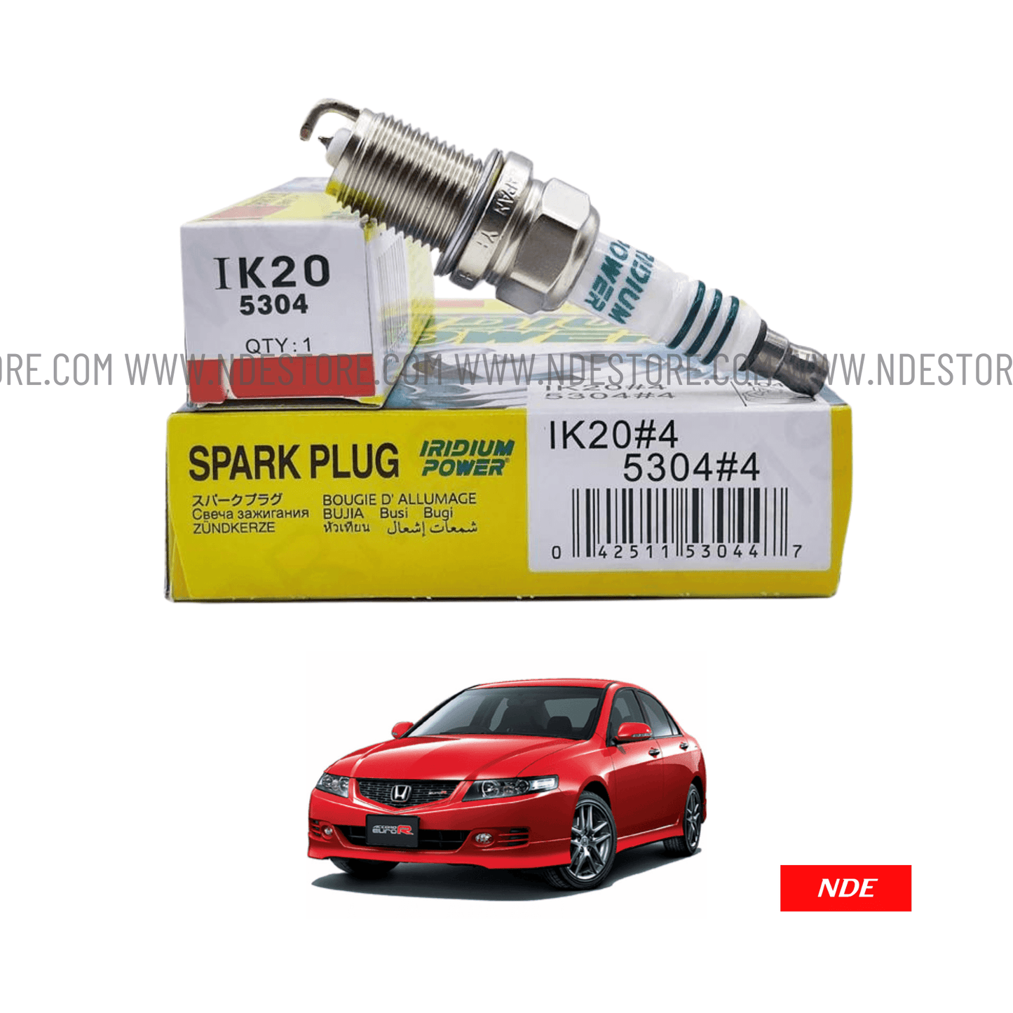 SPARK PLUG DENSO IRIDIUM POWER FOR HONDA ACCORD CL7 - ndestore.com