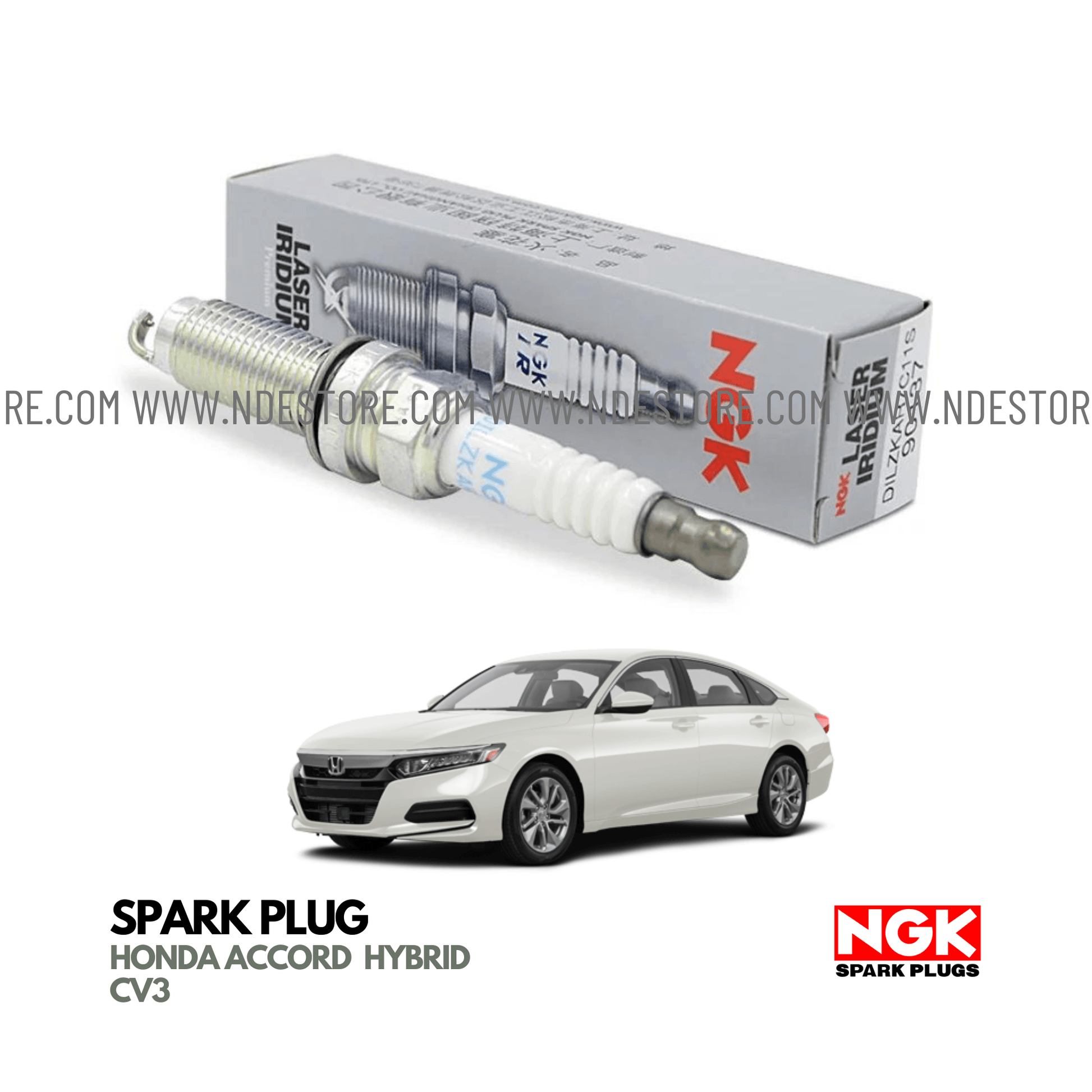 SPARK PLUG LASER IRIDIUM NGK FOR HONDA ACCORD HYBRID - ndestore.com