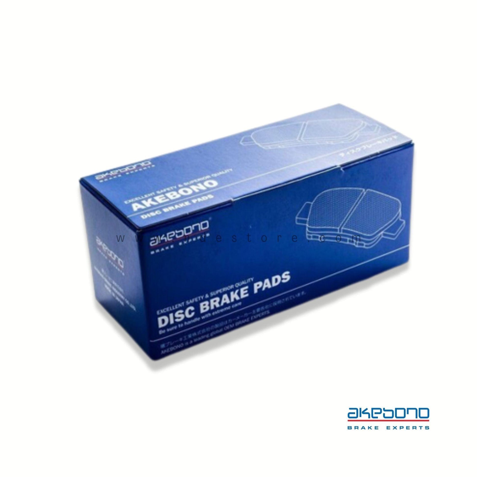 BRAKE, DISC PAD FRONT FOR HONDA BRV - AKEBONO - ndestore.com