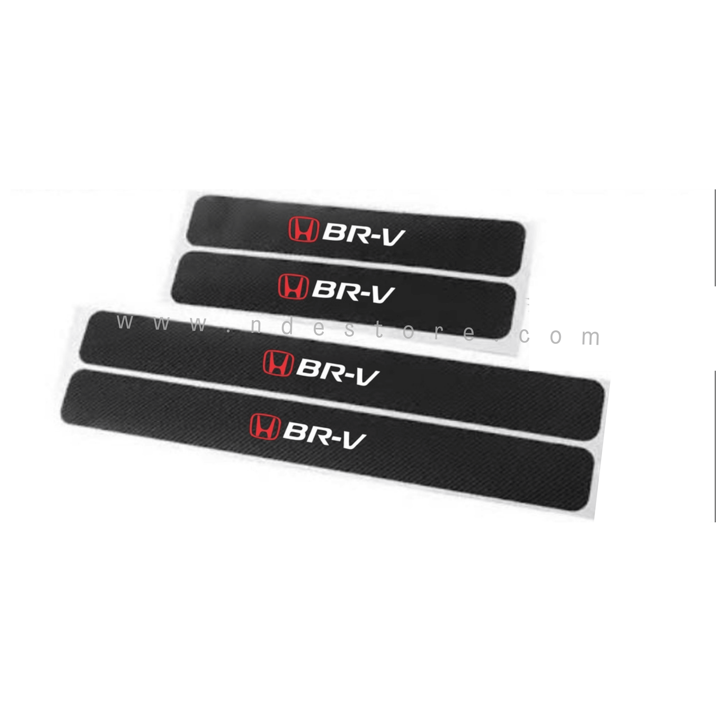 DOOR SILL AREA PROTECTION CARBON FIBER STICKER FOR HONDA BRV - ndestore.com