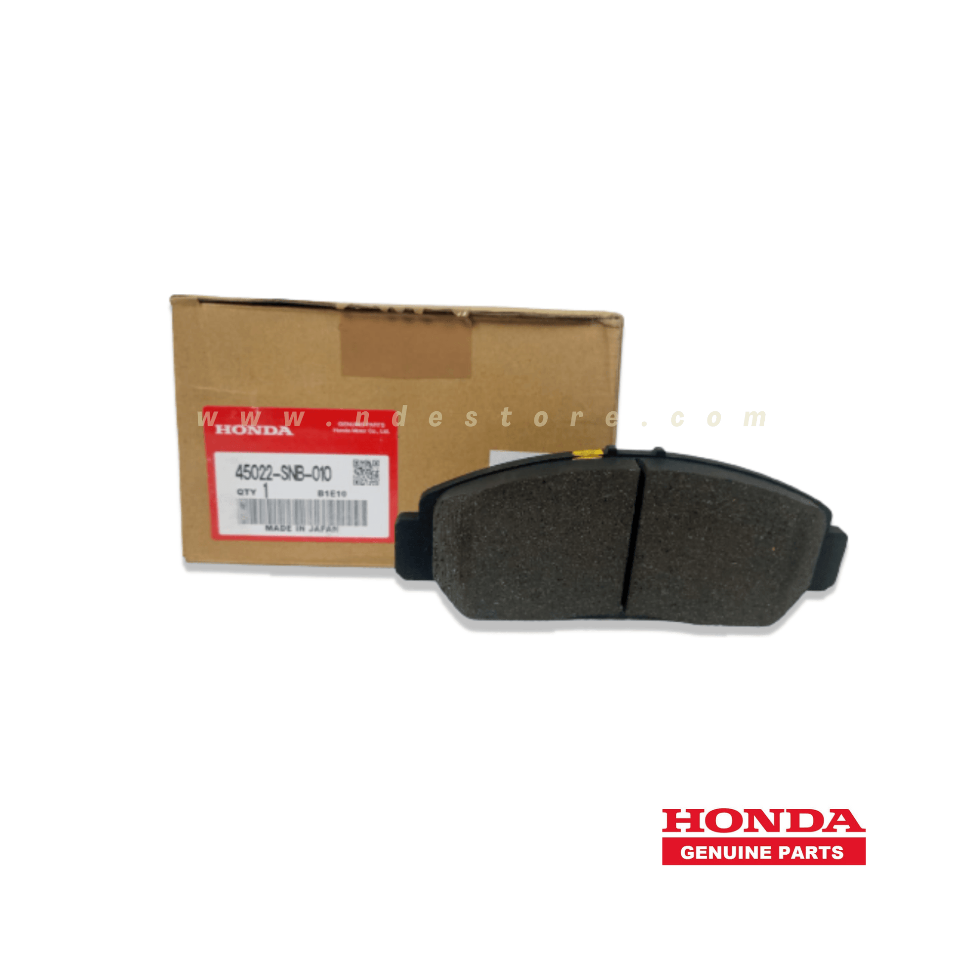 BRAKE, DISC PAD FRONT FOR HONDA BRV (HONDA GENUINE PART) - ndestore.com