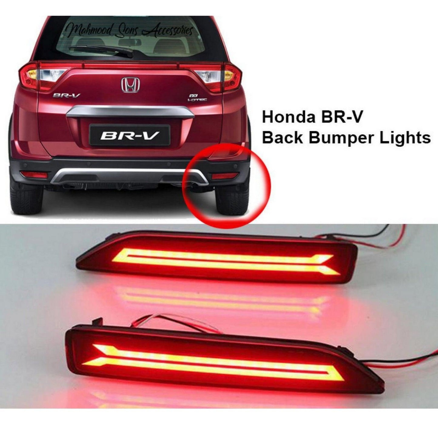 REAR BUMPER LIGHT, LAVA STYLE FOR HONDA BRV - ndestore.com