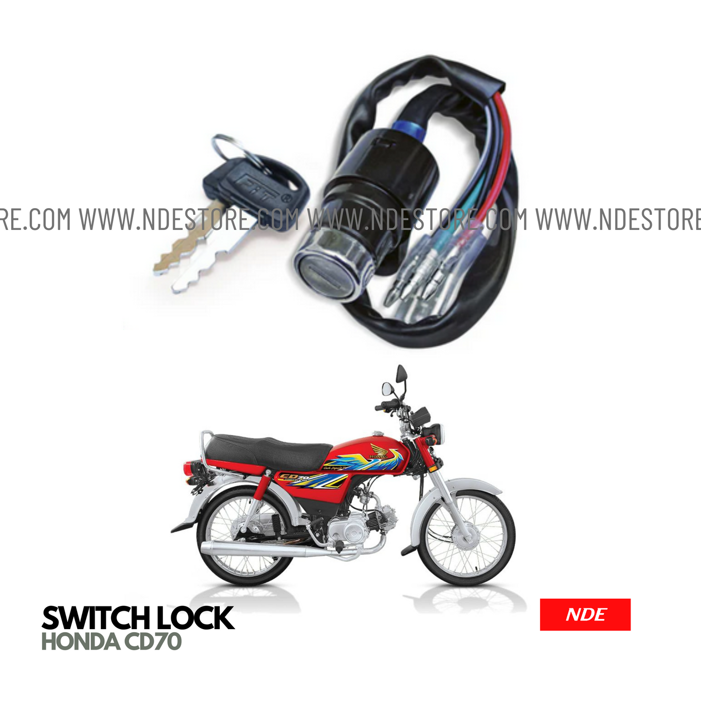 SWITCH WITH KEY FOR HONDA CD70