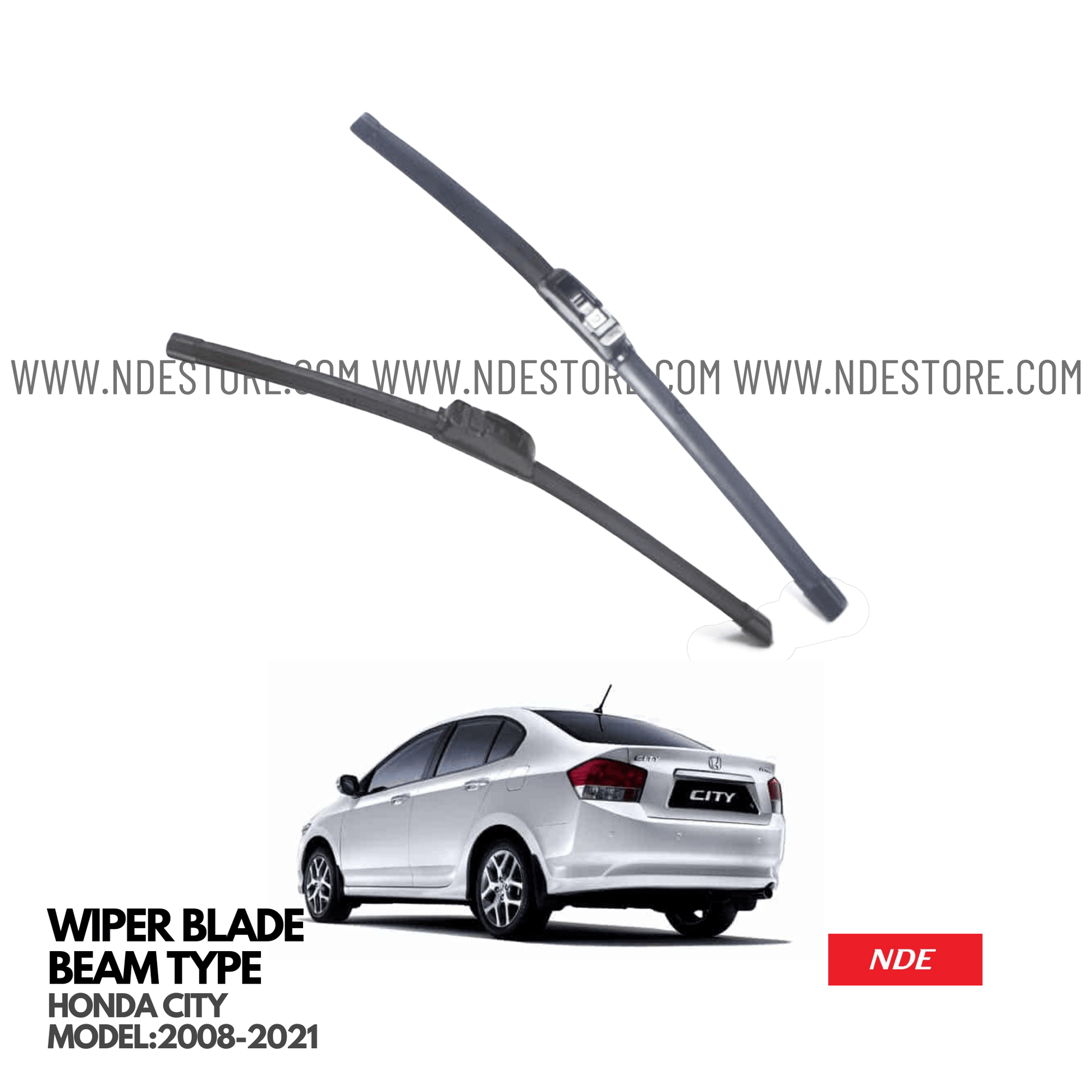 WIPER BLADE PREMIUM TYPE FOR HONDA CITY (2008-2020) - ndestore.com