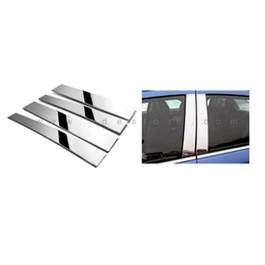 DOOR PILLAR CHROME TRIMS FOR HONDA CITY (2021-2024)