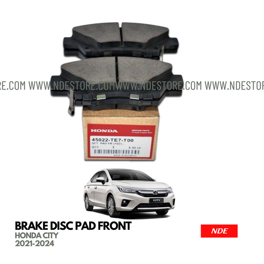 BRAKE, DISC PAD FRONT GENUINE FOR HONDA CITY (2021-2024) - ndestore.com