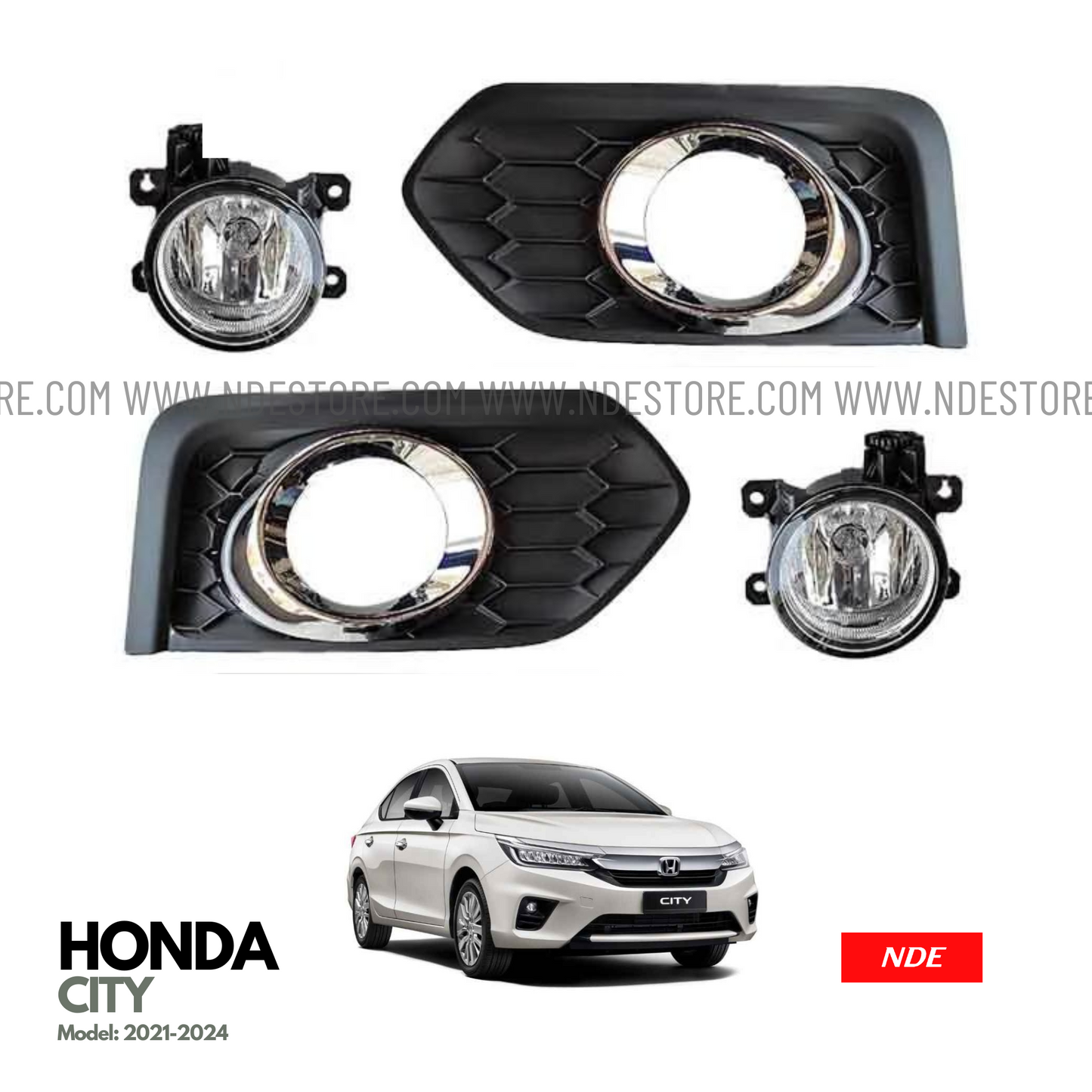 FOG LAMP COVER SET FOR HONDA CITY (2021-2024)