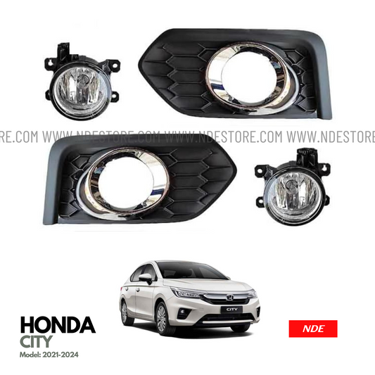 FOG LAMP COVER SET FOR HONDA CITY (2021-2024)