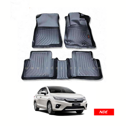 FLOOR MAT TPE STYLE PREMIUM QUALITY FOR HONDA CITY (2021-2024)