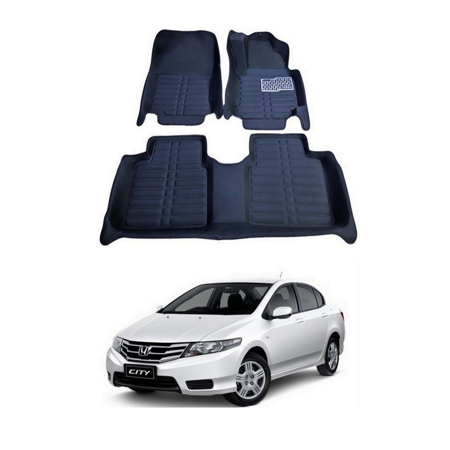 FLOOR MAT 5D STYLE FOR HONDA CITY (2008-2021)